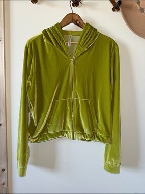 Fabletics Donna Velour Zip Up Hoodie, Size XXLarge